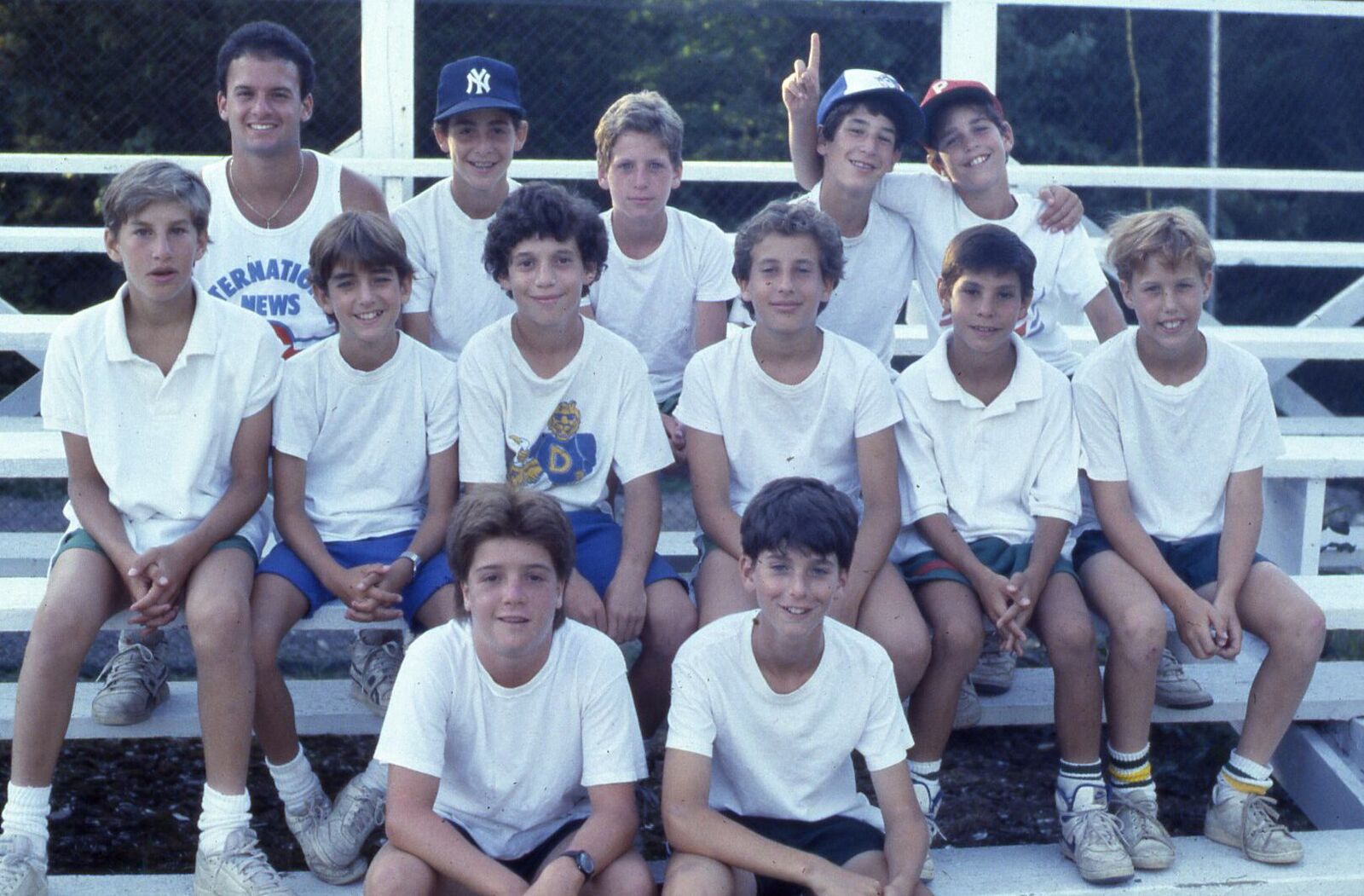 1987—Counselor David Rosh with a few Inters and Subs.