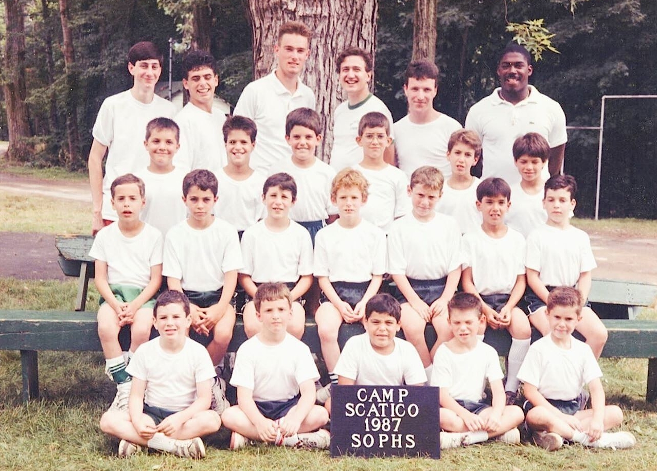 1987 Sophs—John Hickey, who now runs the Scatico media program, is in the back row, third from right.