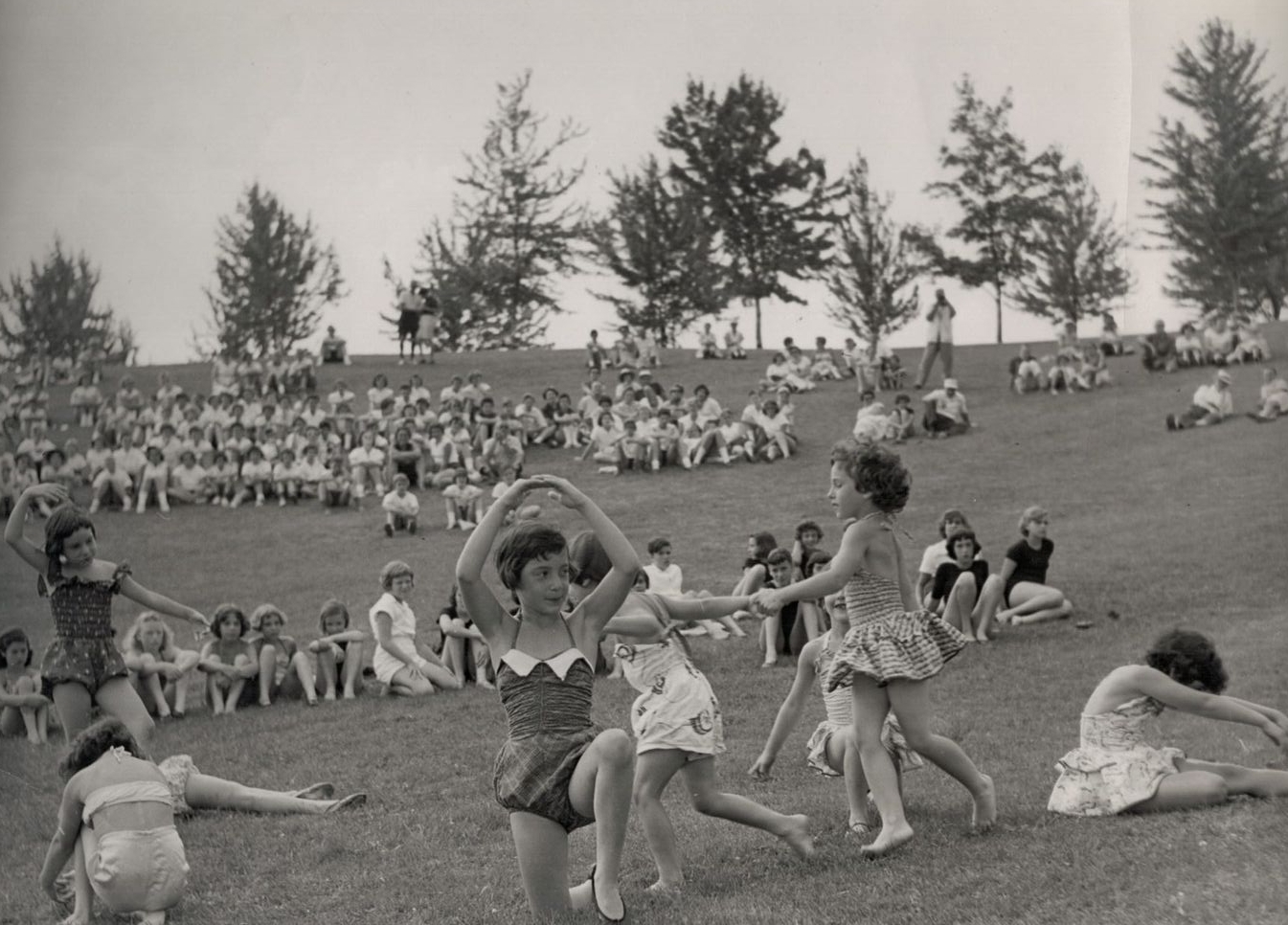 Girls’ Side dance recital on the Driving Range