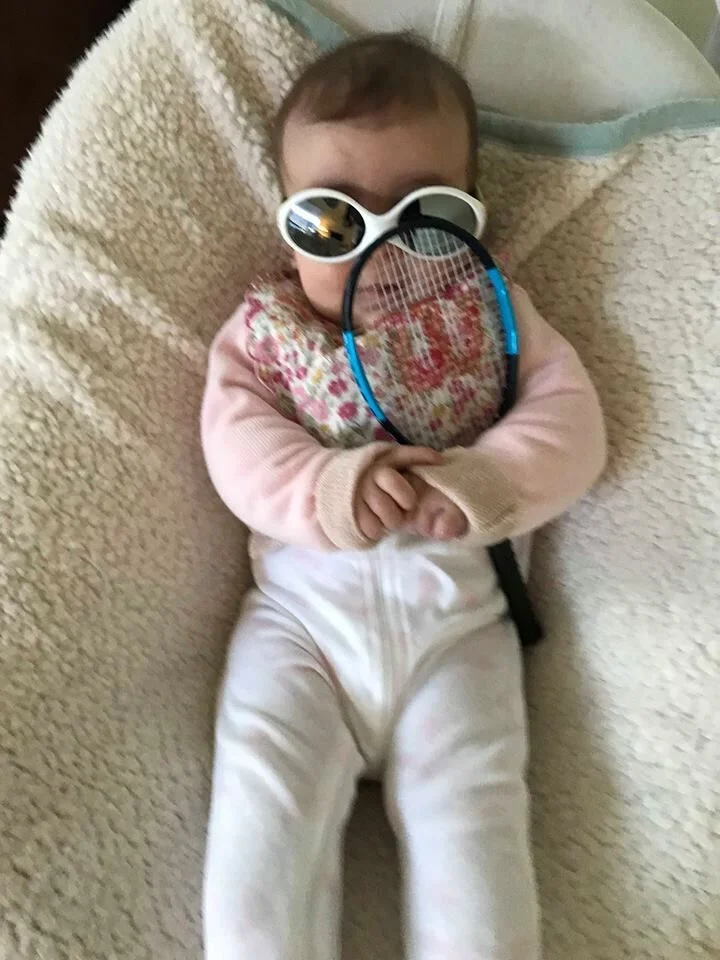 Pia looks ready to follow in her dad Sergio’s footsteps.