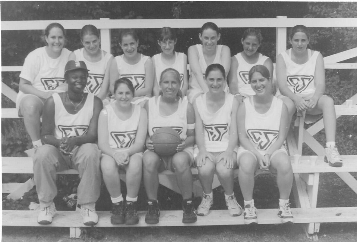 1996 Girls Nat with Coach Dusty Fox