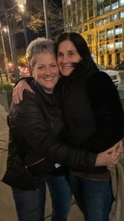  D.C. dinner in February. 1970s bunkmates Jill Herzog Phillips and Karen Goldstein Glick. 