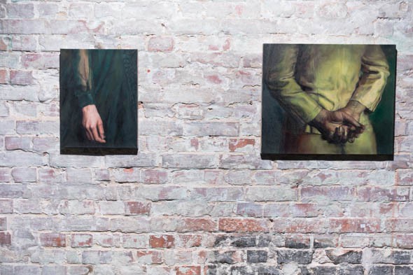 Lia Kazakou: ‘Untitled’, 2015 & 2014, oil on canvas // Photo by Berlin Art Link