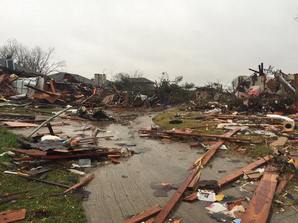 State of Disaster Declared by Texas Governor as Tornado Death Toll Climbs