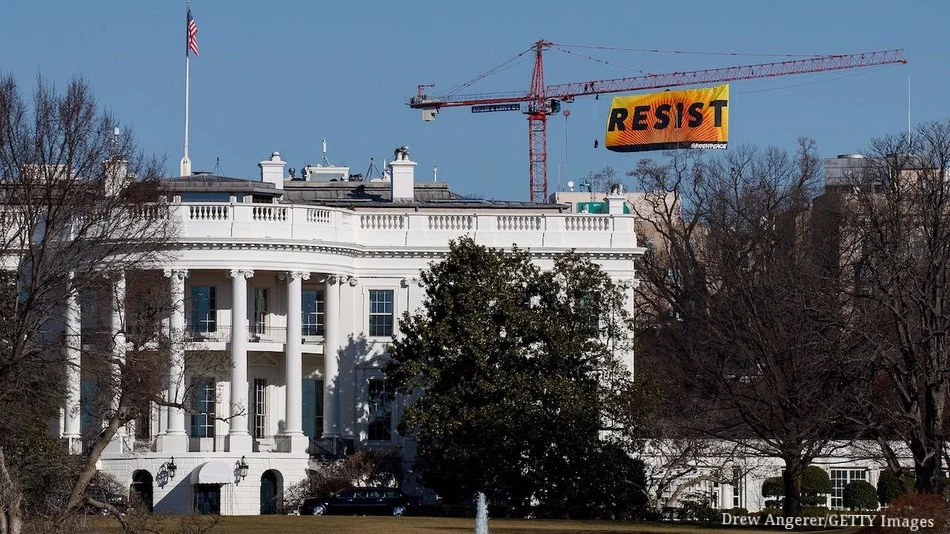 Green Peace Activists Have a Message For the Country: RESIST Trump!