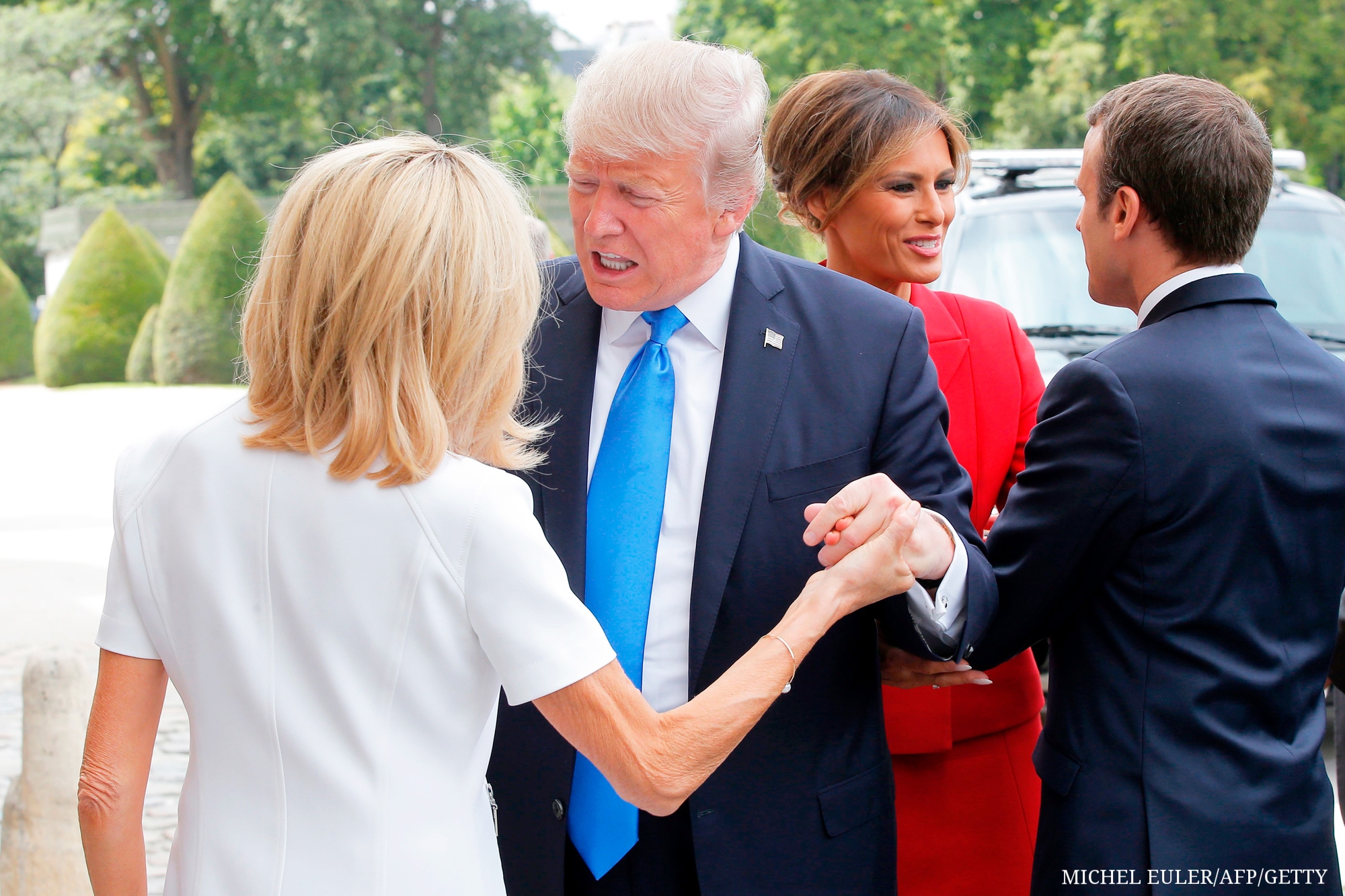 Trump Obsesses Over French First Lady's Physique