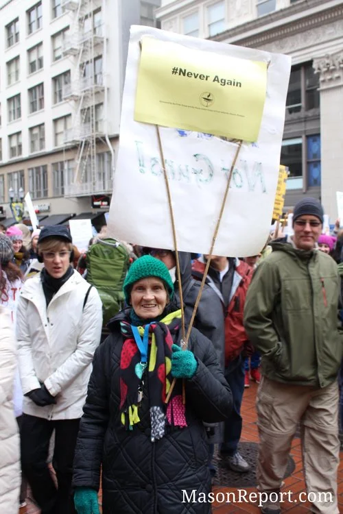 Normal Marshall, 85, Portland March For Our Lives 3/24/18