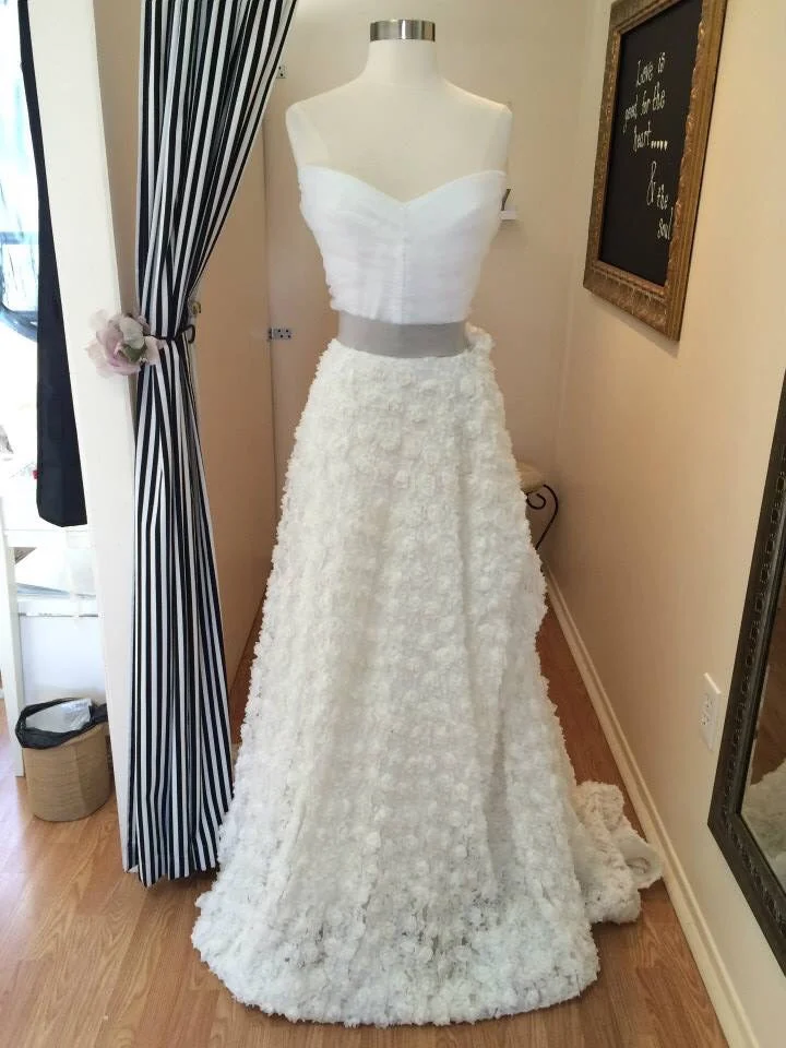 An enchanting Christian Soriano (Project Runway alum!!) gown at Dahlia Bridal