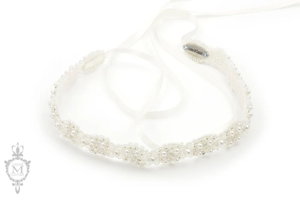 Penelope bridal sash by bridal design house Justine M  display picture 3