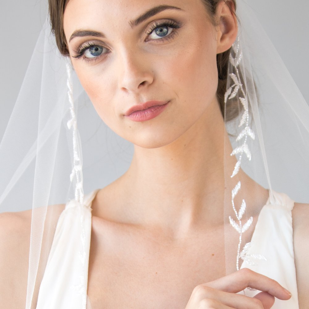 Dew Drop Veil 120L — Justine M Couture Bridal Veils, Jewelry and  Accessories