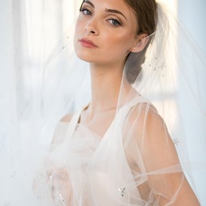 Jane Veil 32L and 120L — Justine M Couture Bridal Veils, Jewelry