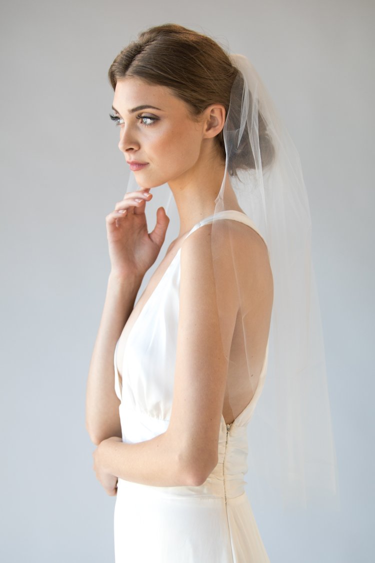 Jane Veil 32L and 120L — Justine M Couture Bridal Veils, Jewelry