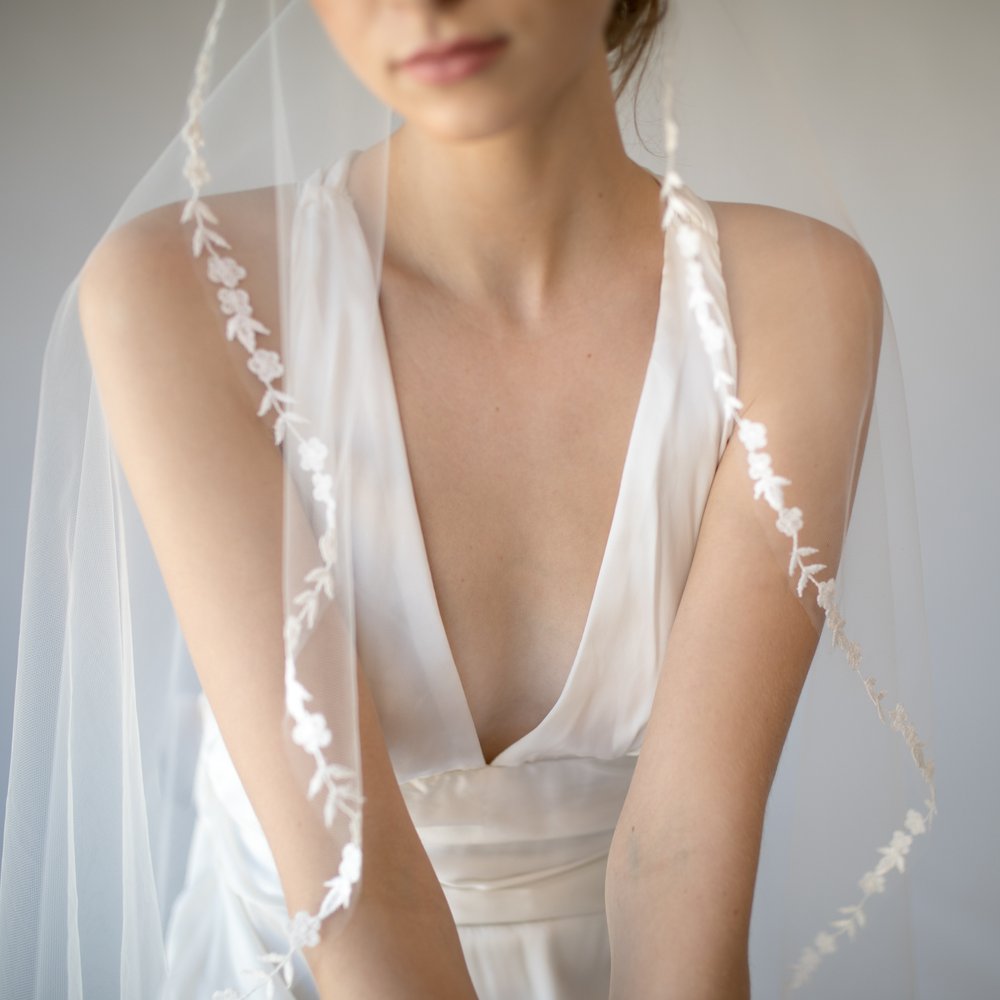 Jane Veil 32L and 120L — Justine M Couture Bridal Veils, Jewelry and  Accessories