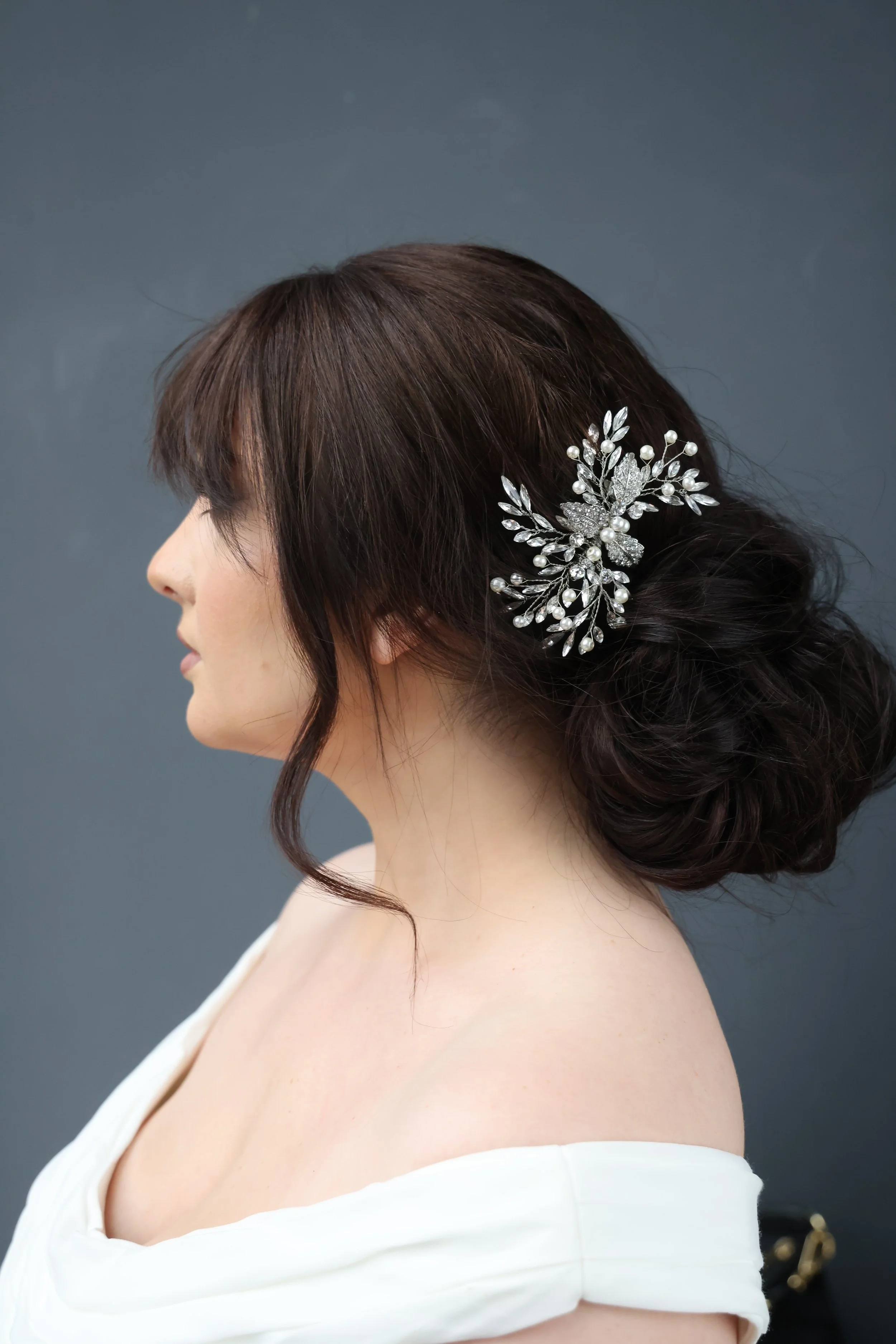 justine m couture - frosted leaf headpiece comb image 2.JPG