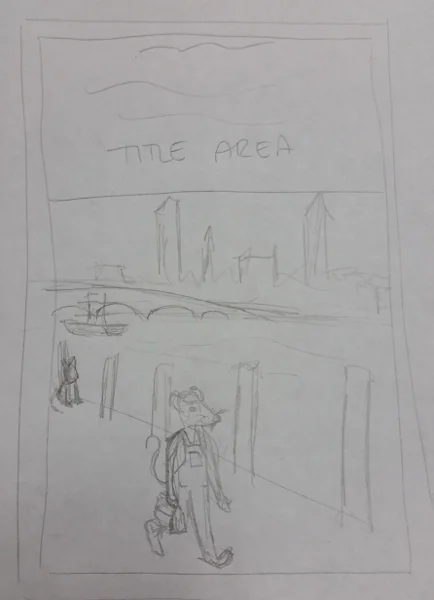 Boathouse Mouse Book 2, Concept Sketch 1