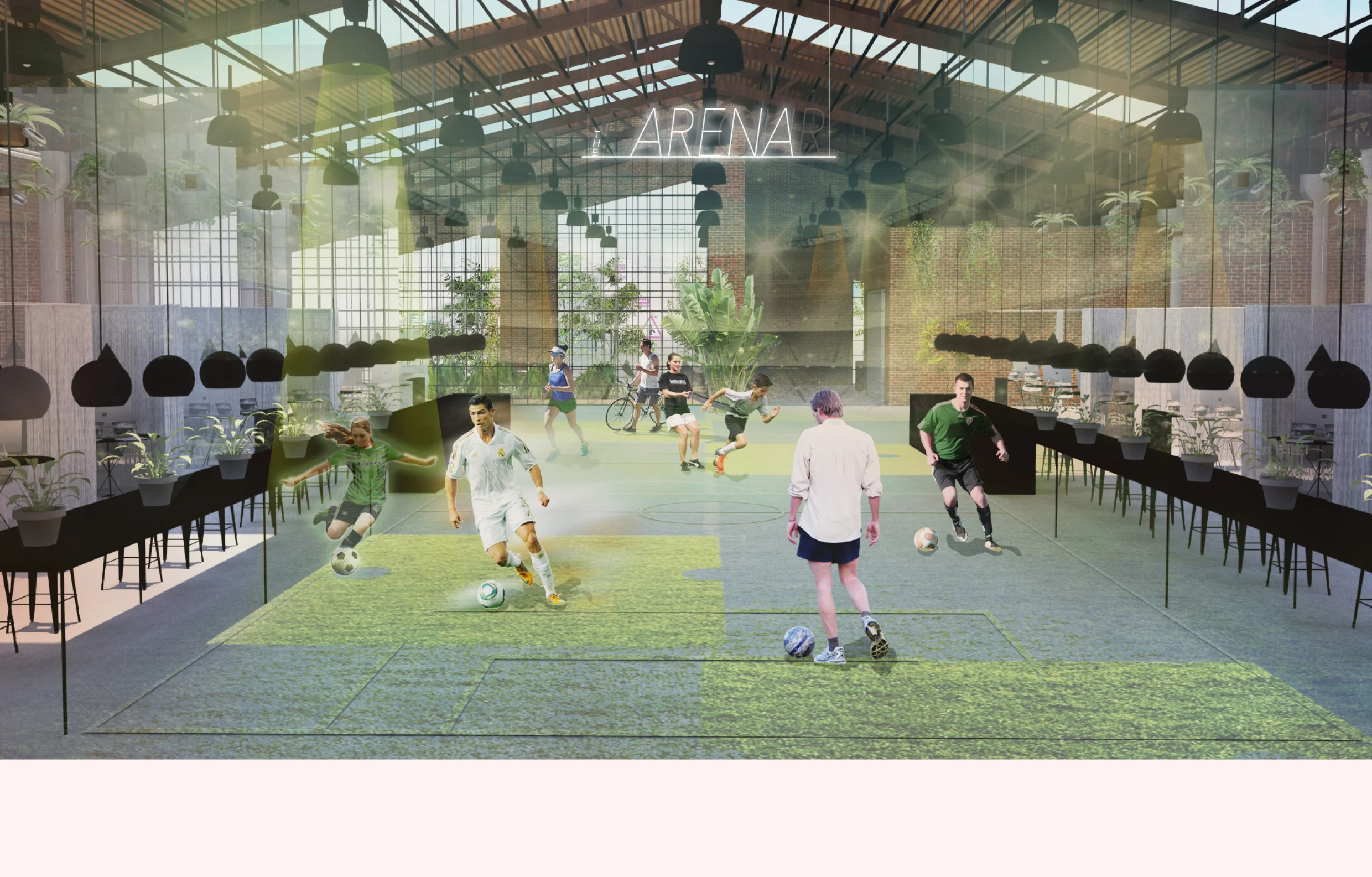 Augmented reality means that it is easier to transform a workspace, whether for leisure purposes as per above or for more directly work related activities such as designing.