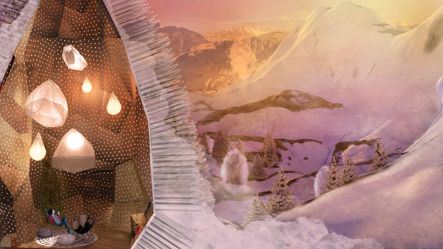 Atelier Aitken Futuristic Architecture Alpine Home Interior section.jpg