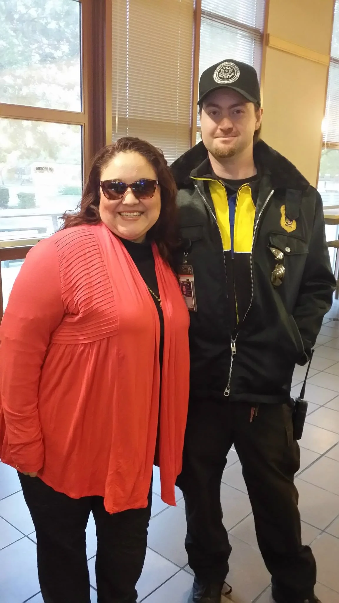 Karla Martinez and one of her loyal customers