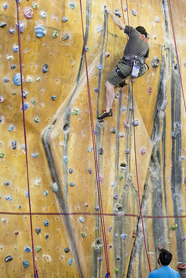 Senior Rock Wall climbing at PCYC Erindale Centre