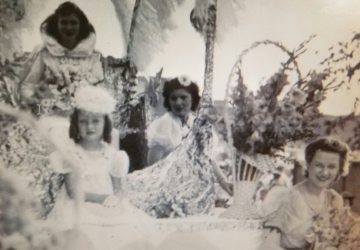 1941 Kolacky Day Royalty - Queen Betty Wondra with Margaret Stryzinski and Alice Krenik. 1940 Kolacky Day Royalty - Queen Ethel Holicky with Phyllis Janovsky and Evelyn Krocak