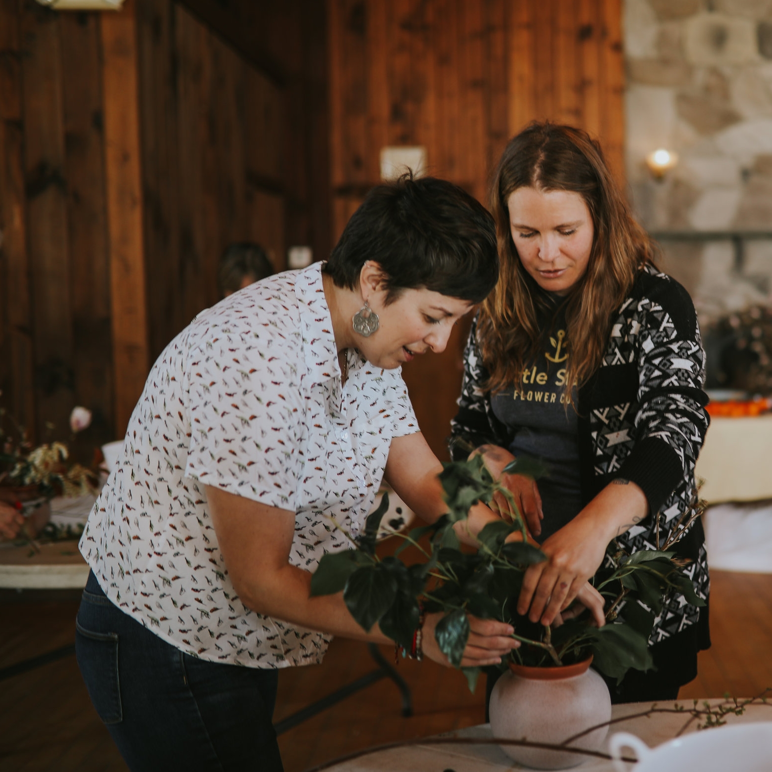 Earth Day Workshop at Mount Hope Farm. Photographed by Maaike Bernstrom.
