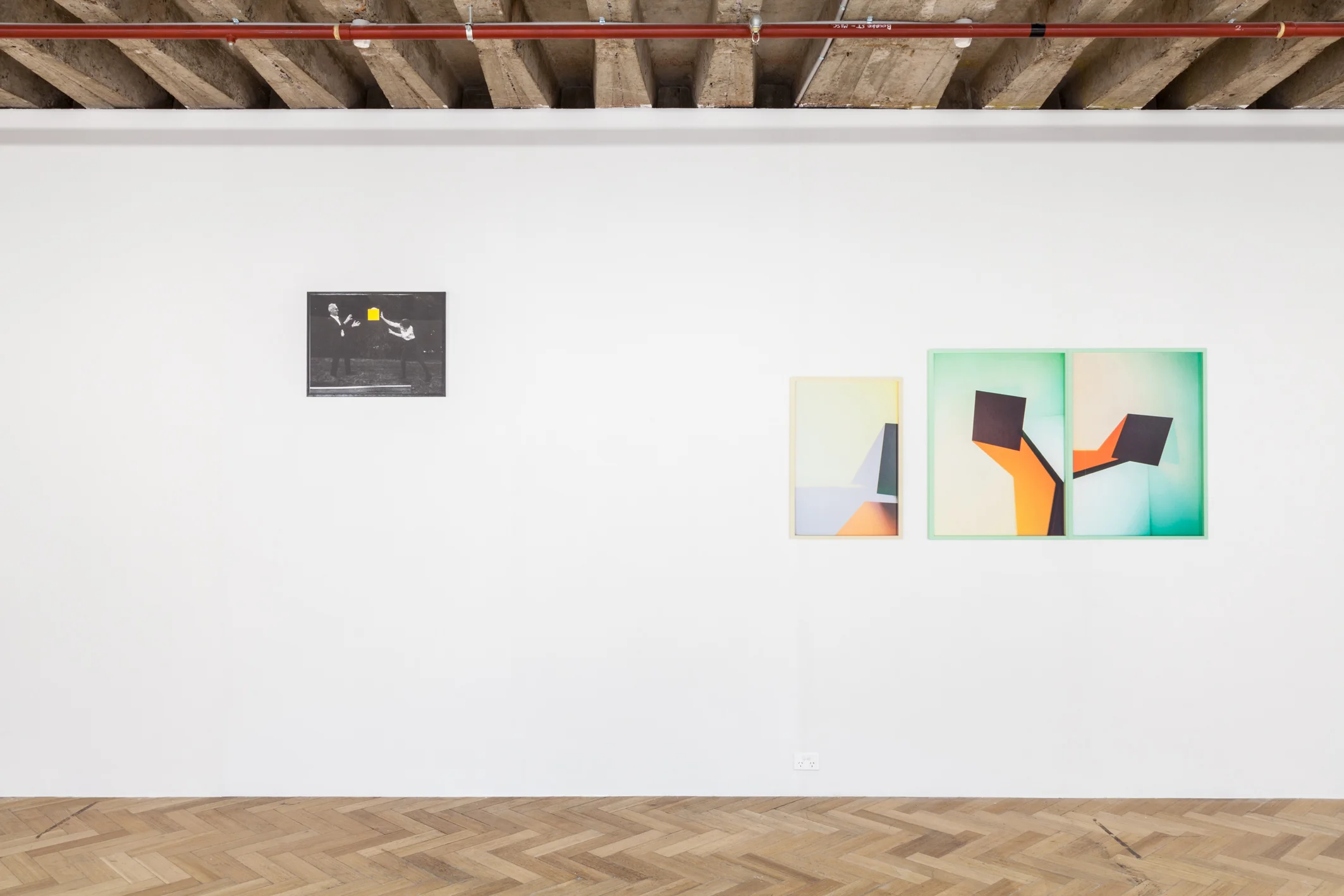 Kiron Robinson - Wallpaper featuring images of Xanthe Waite, Ball Play (Huston Defeated), Lydia Wegner, Lemon Cut, Aqua Slide, Aqua Tip, 2016, pvc-free wallpaper