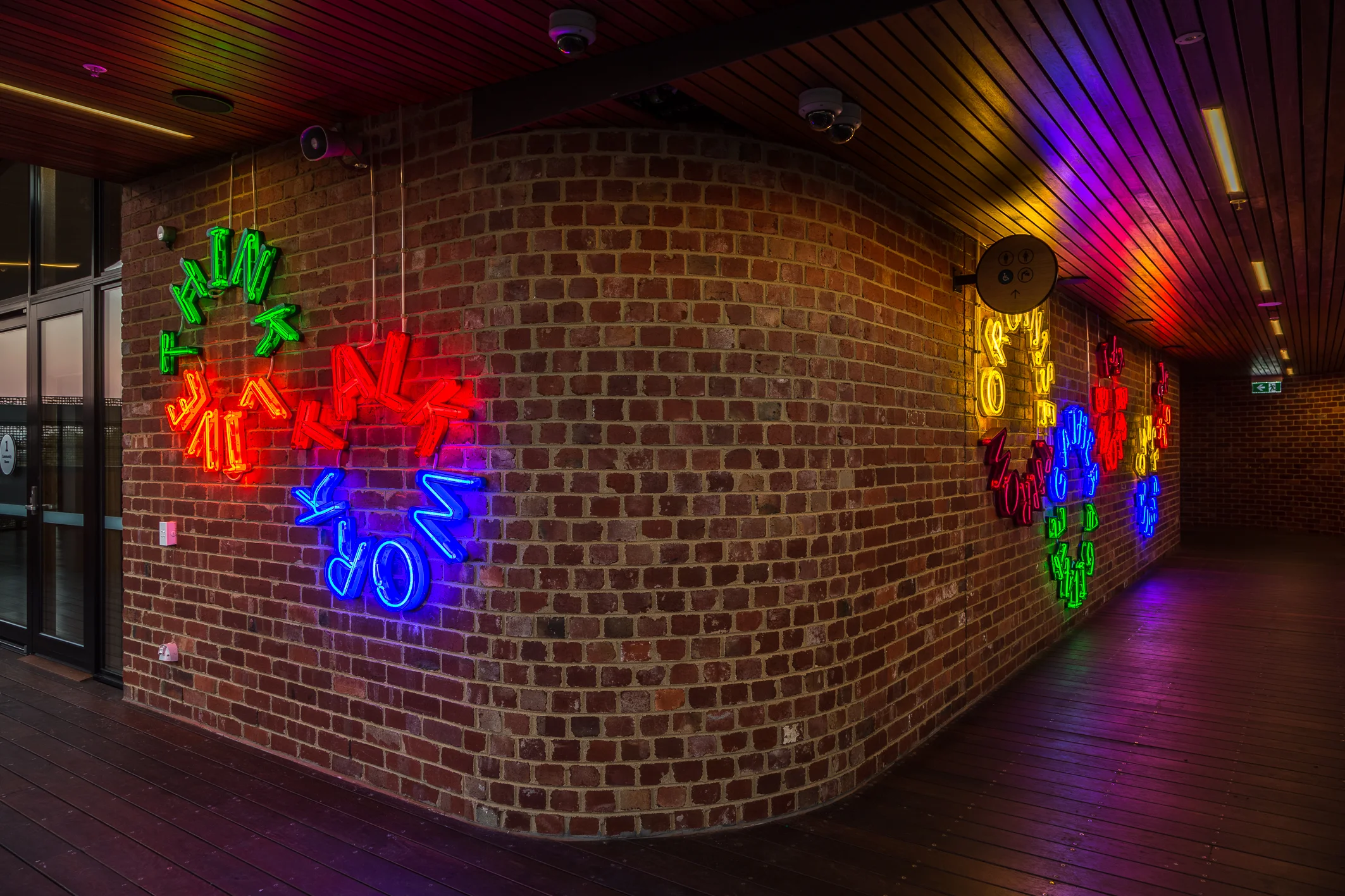  neon, acrylic  Images courtesy Christo Crocker 