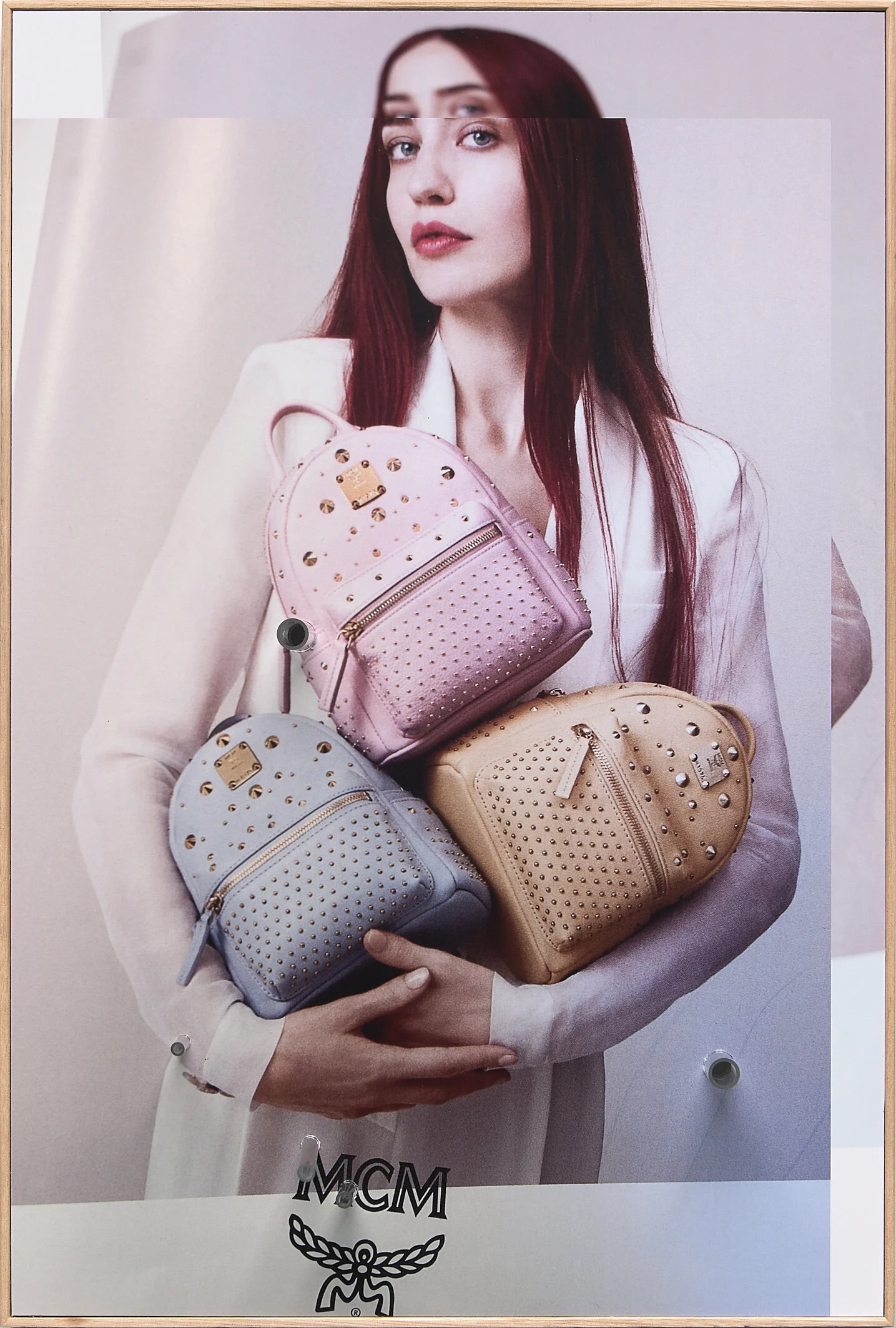   Leak , Chromogenic Print, Glass 