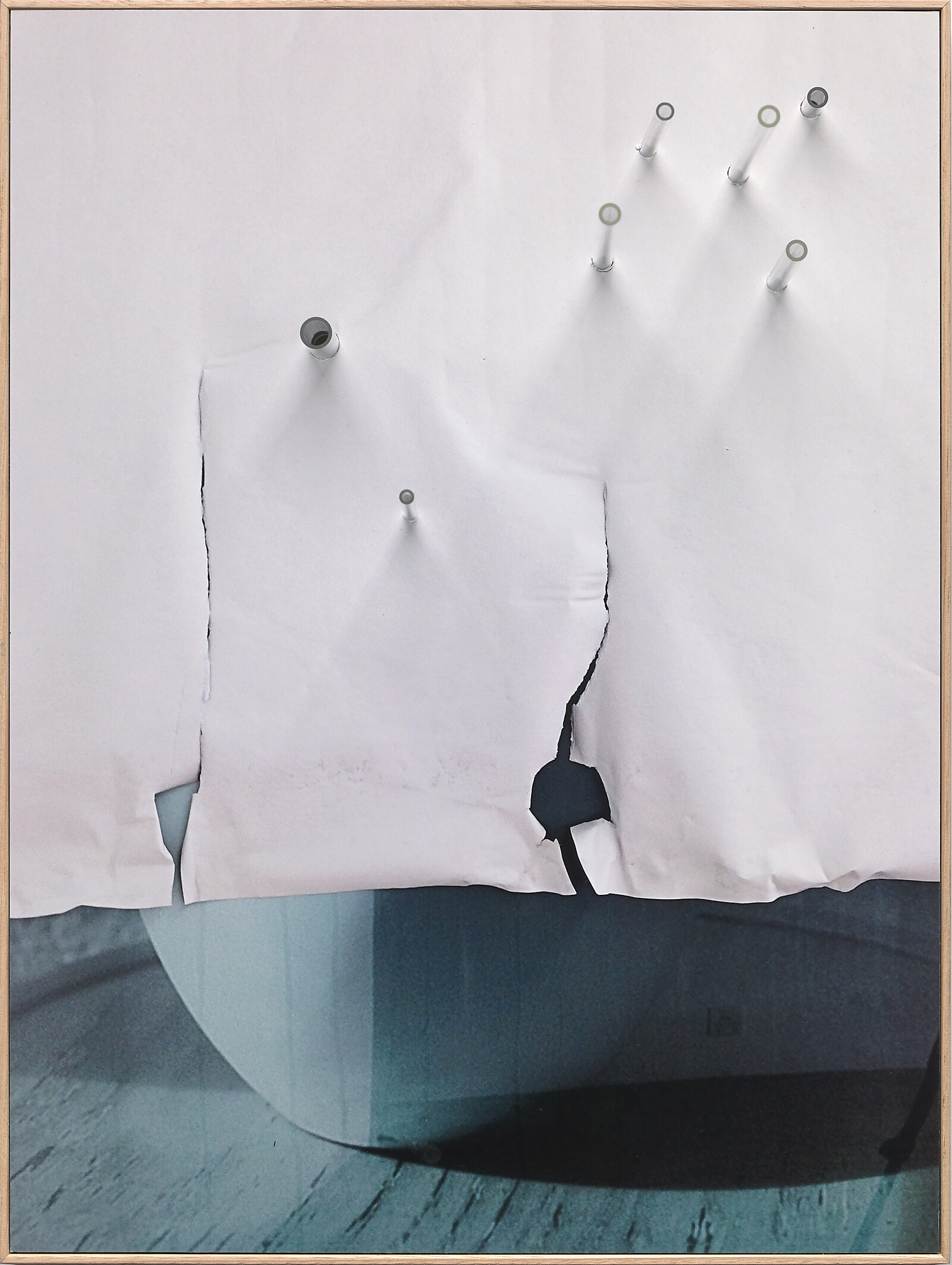   Peel , Chromogenic Print, Glass 