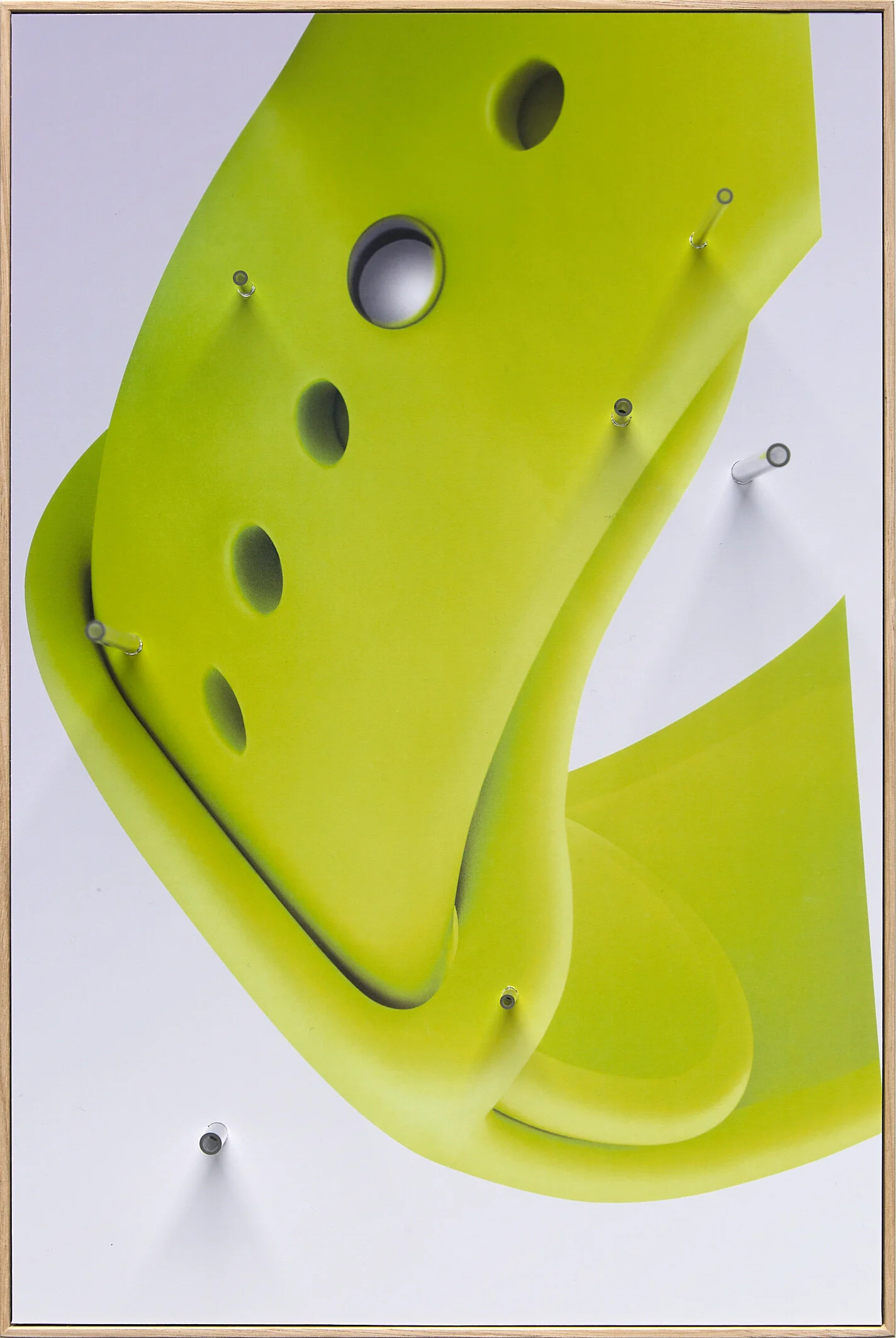   Weep , Chromogenic Print, Glass 