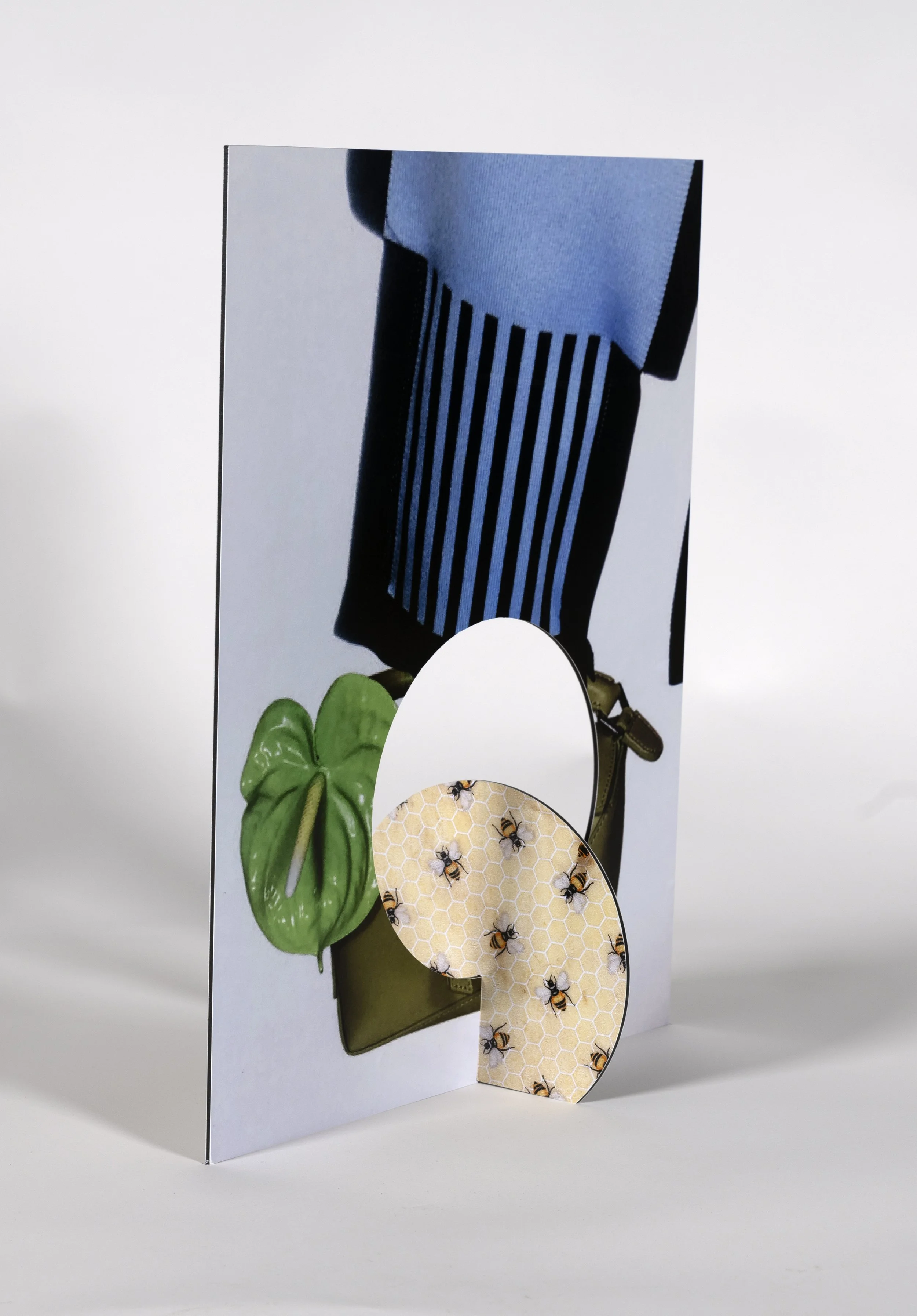   New Stylist @L___, S___ R___, $10 Off Cut   Pigment Ink Print on Archival Paper, Dibond 