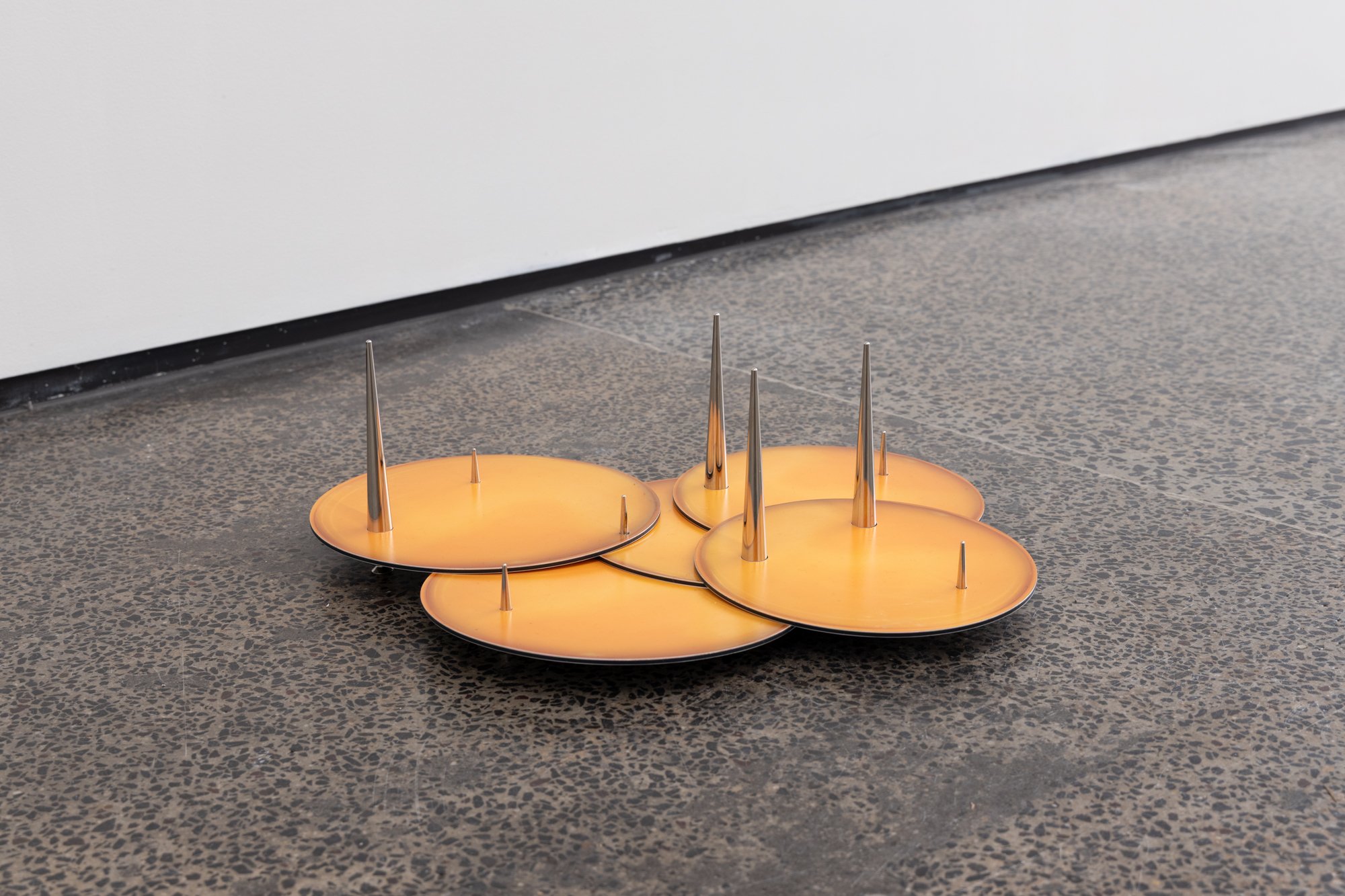   Omelettes , giclee prints, aluminium, chrome  Image Courtesy Nicholas Mahady  