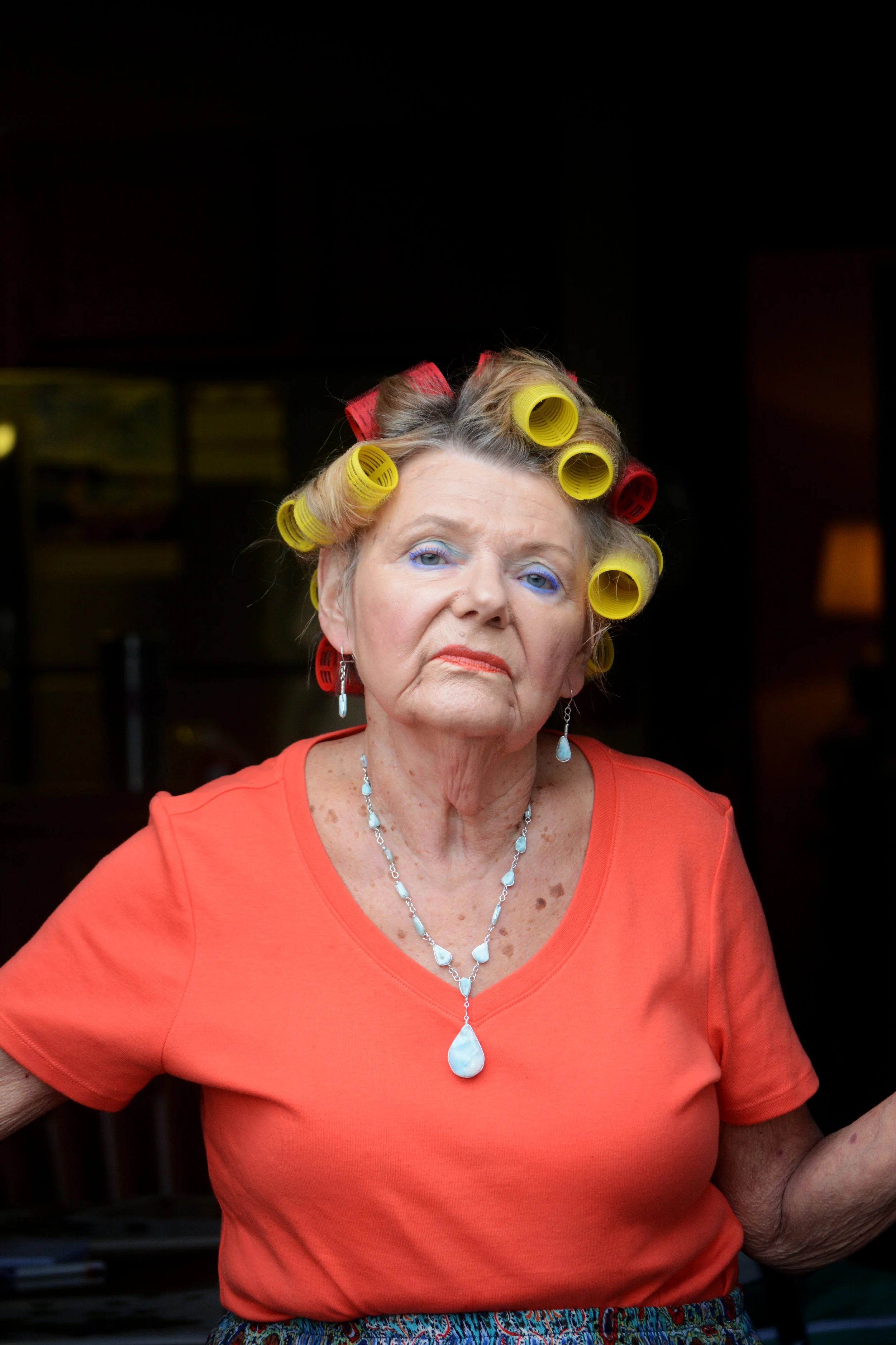 Grandma In Curlers, 2017