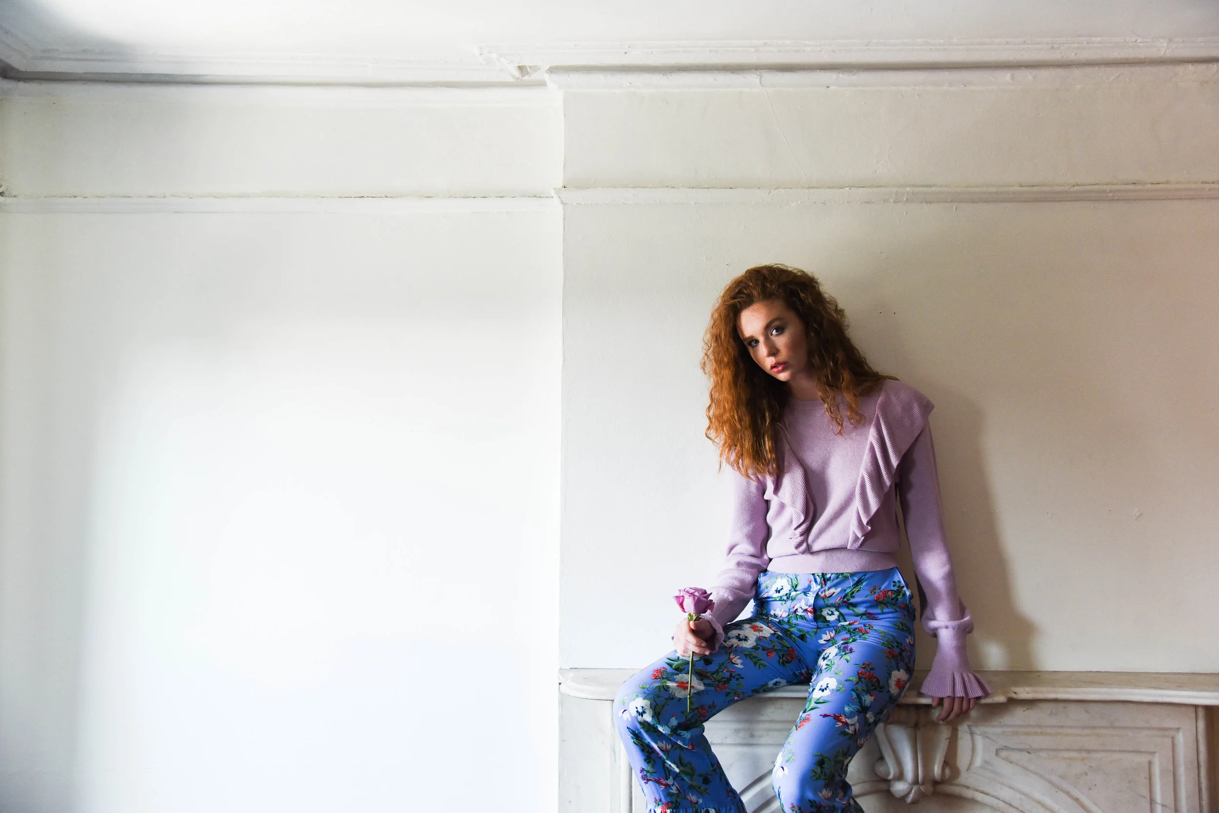 Dayton Pangborn photographed by Alise Blair , styled by Crystelle Colucci and make up by Filana Langburd