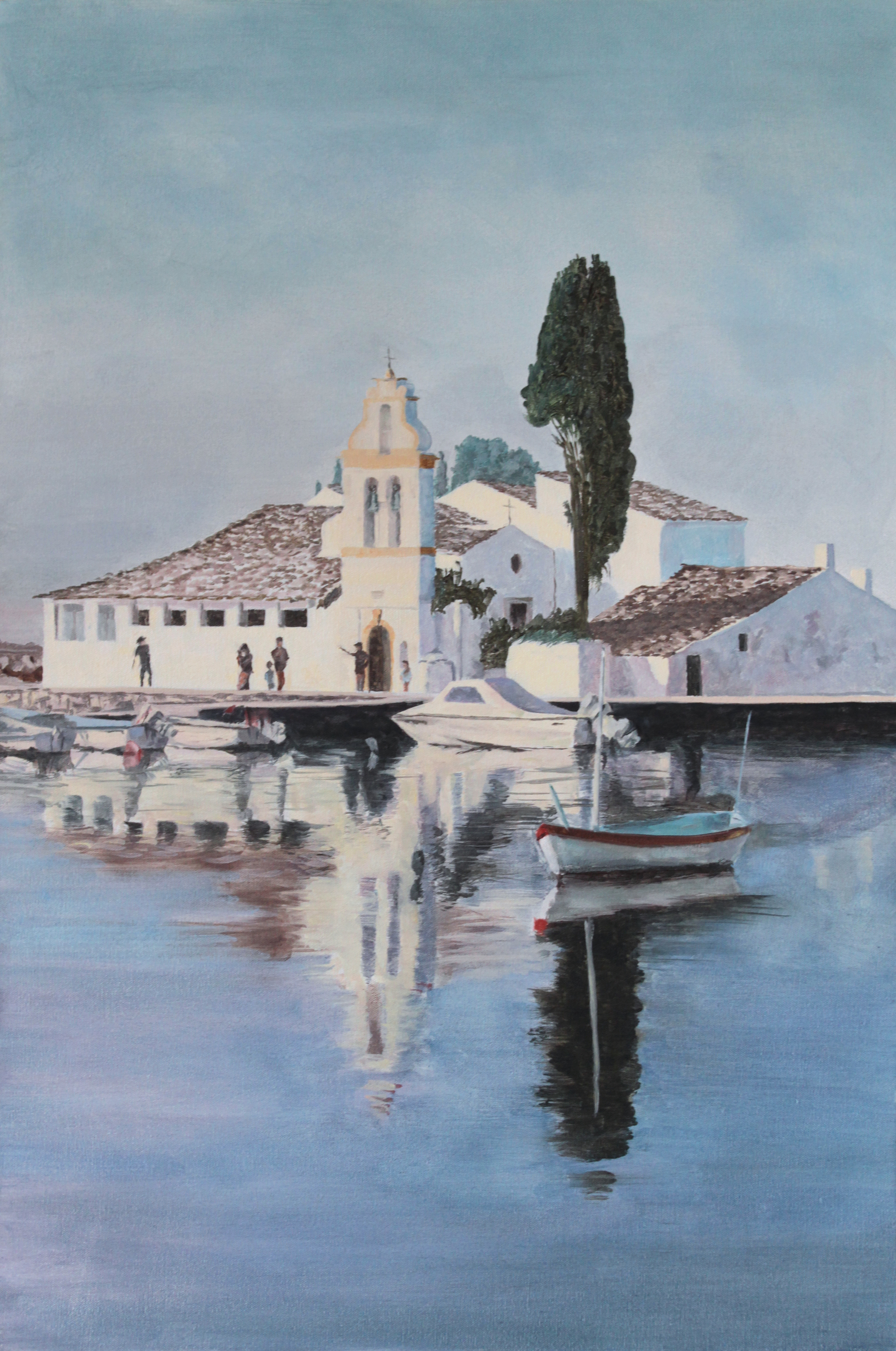  Sunday Painter, Corfu 2014 oil on canvas 36 x 24 in. 