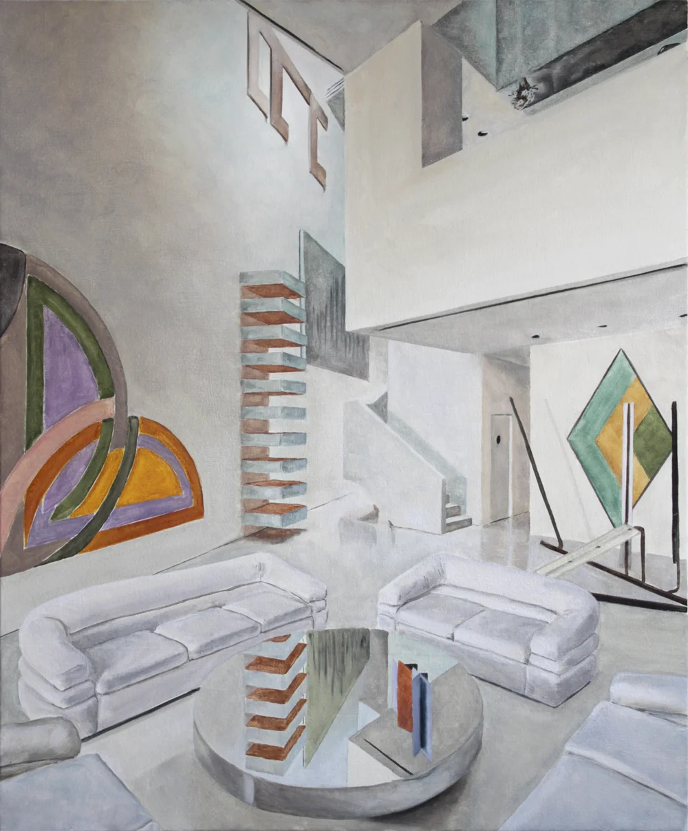 American Collection Painting 1 2015 oil on canvas 34 x 28 in.