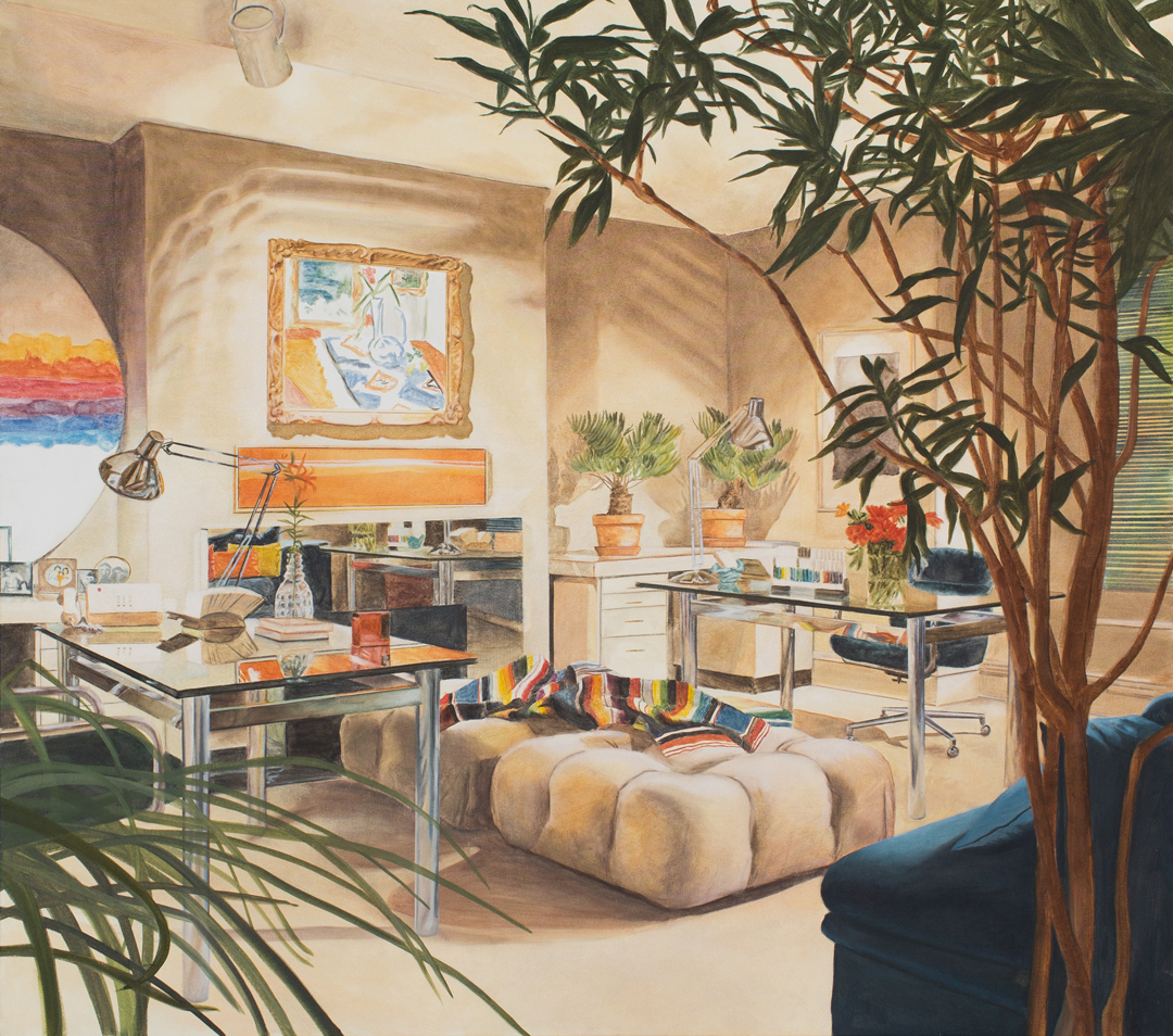  Drawing Room Interior 2014 oil on canvas 60 x 68 in. 
