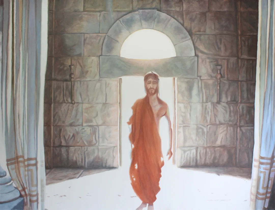 Ecce Homo 2017 oil on canvas 90 x 120 in.