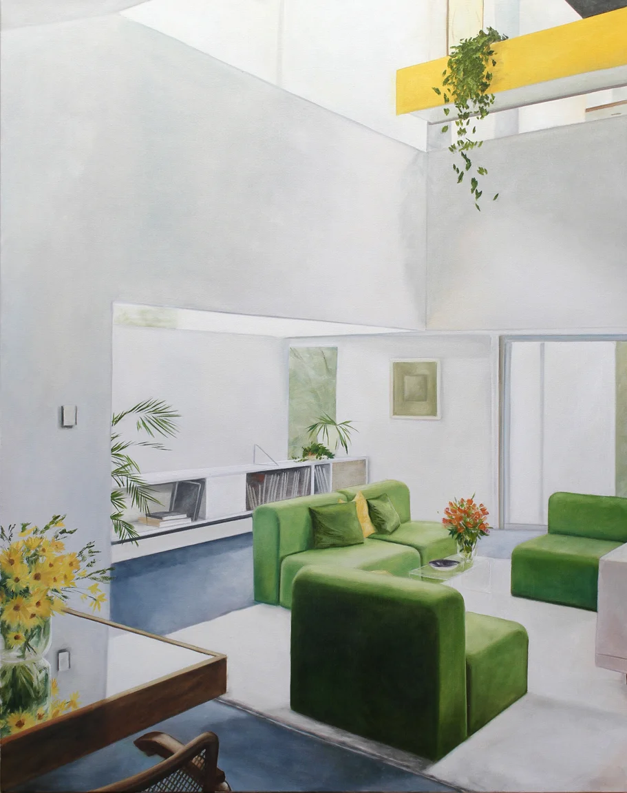 American Collection Painting 24 2018 oil on canvas 48 x 38 in.