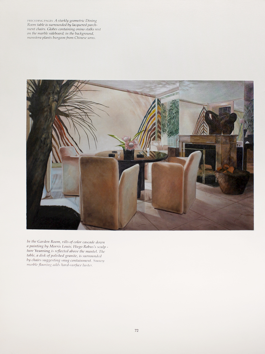 In the Garden Room… 2018 oil on canvas 48 x 36 in.