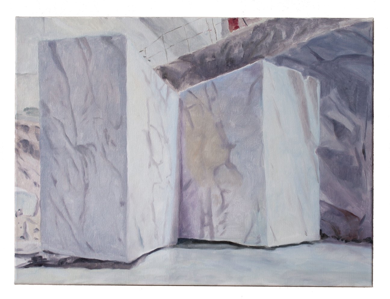  Carrara Marble Mines  2020  oil on canvas  18 x 24 in. 