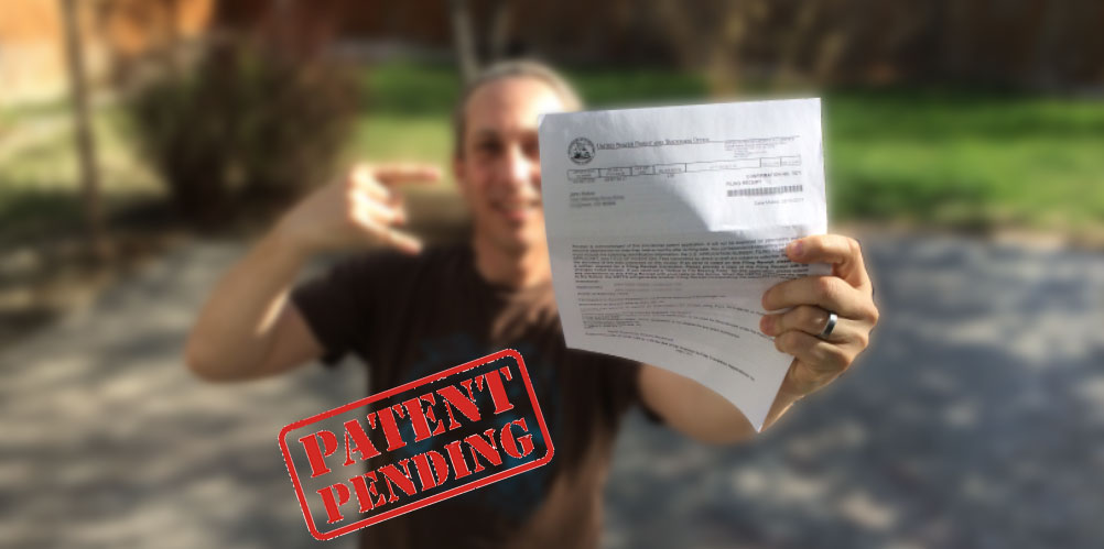 Our official paperwork from the USPTO!