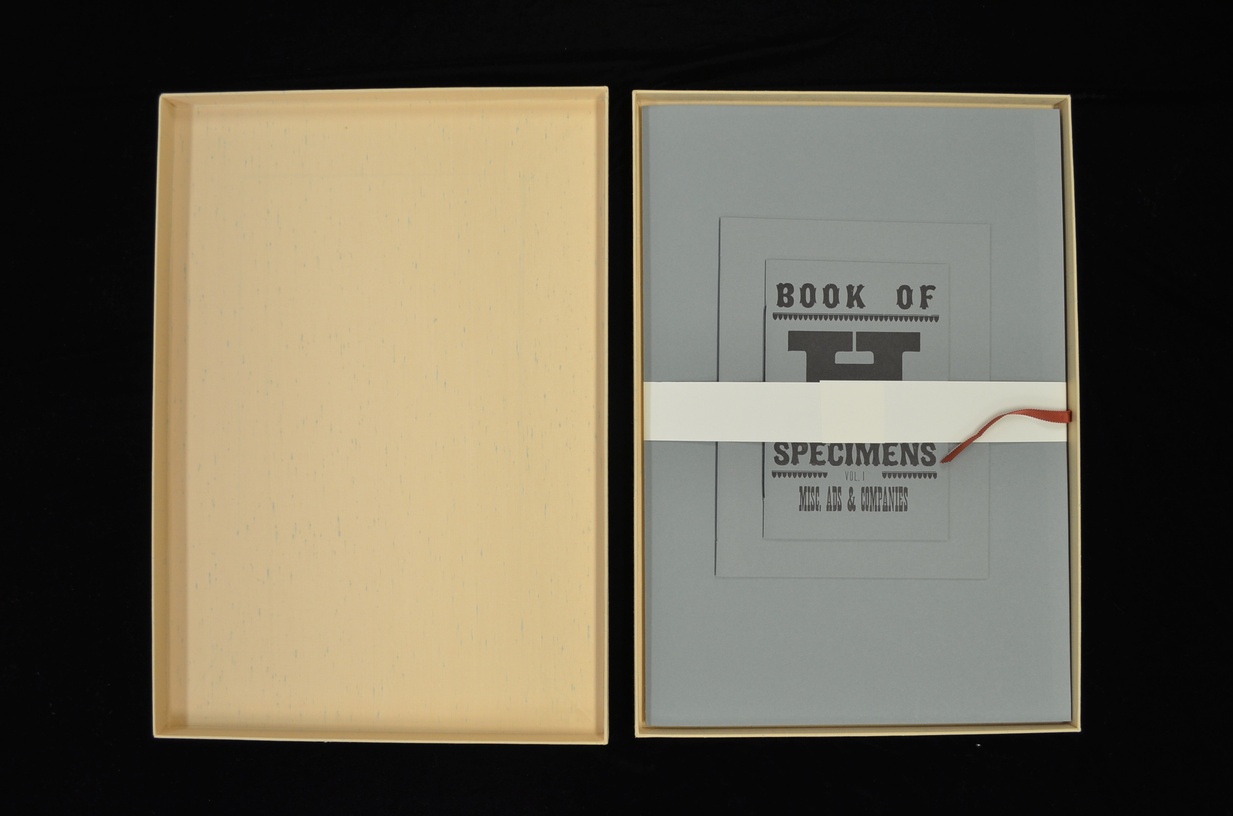 Book of Hamilton Wood Type & Printing Museum Specimens: Vol. 1-3