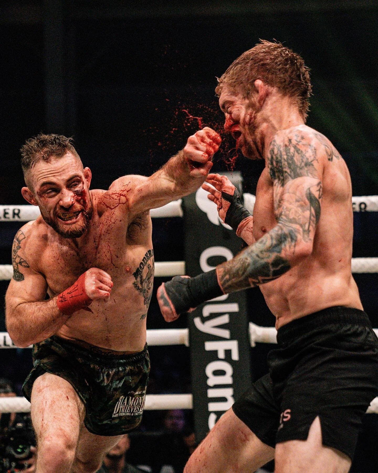 What a way to be back. @bareknucklefc Myrtle Beach! Shout out to @rockstarmma and @tank_scoggins for an unreal fight.