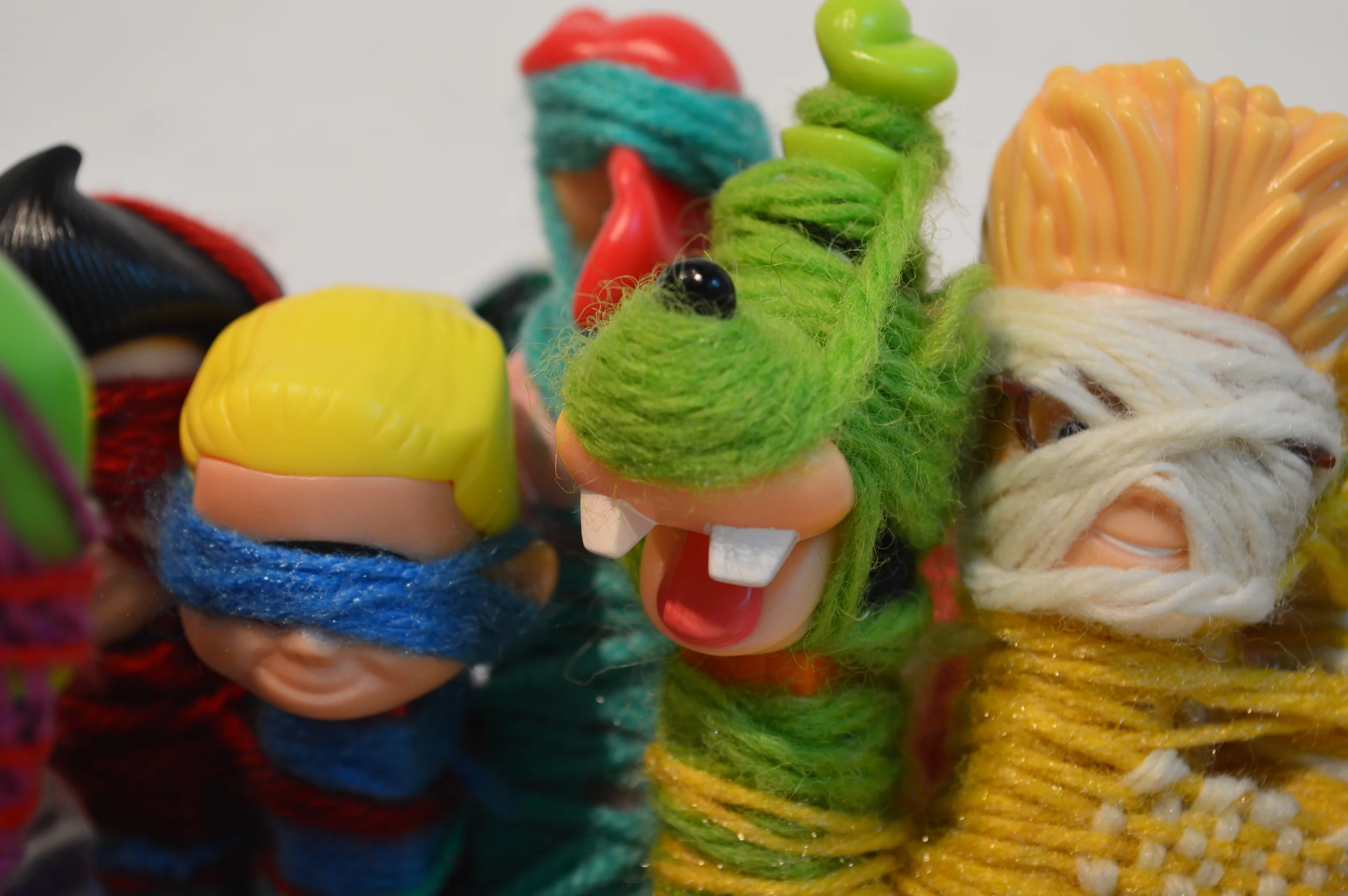  detail of  Laughters  (L-R: Dash, Goofy, Lewis) 