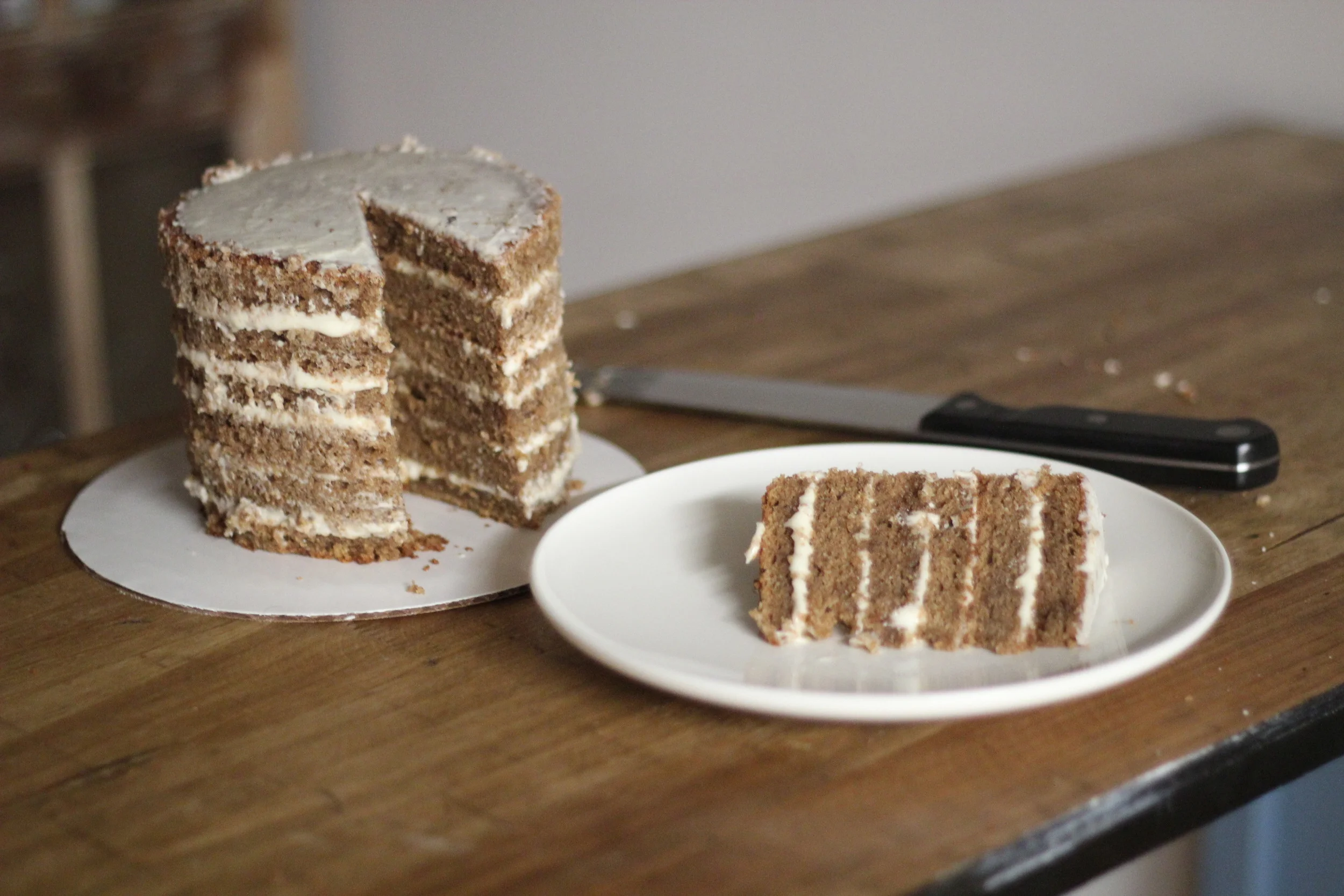 Bourbon Spice Layer Cake (gluten-free)