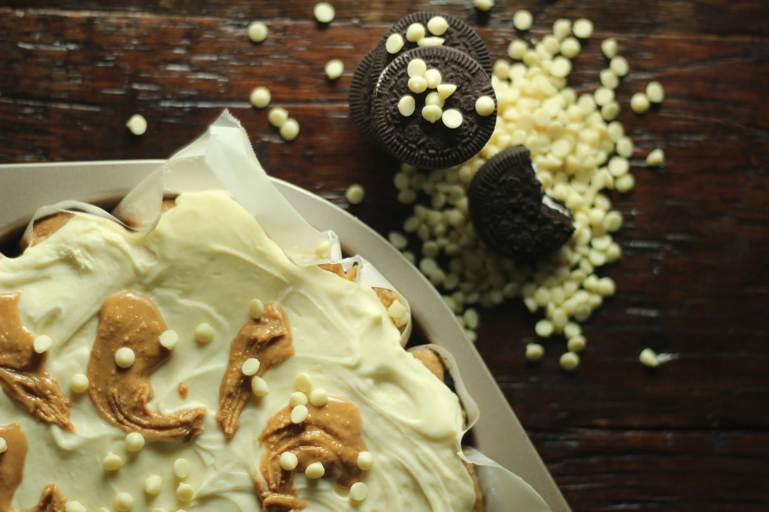 White Chocolate & Peanut Butter Pie (GF)