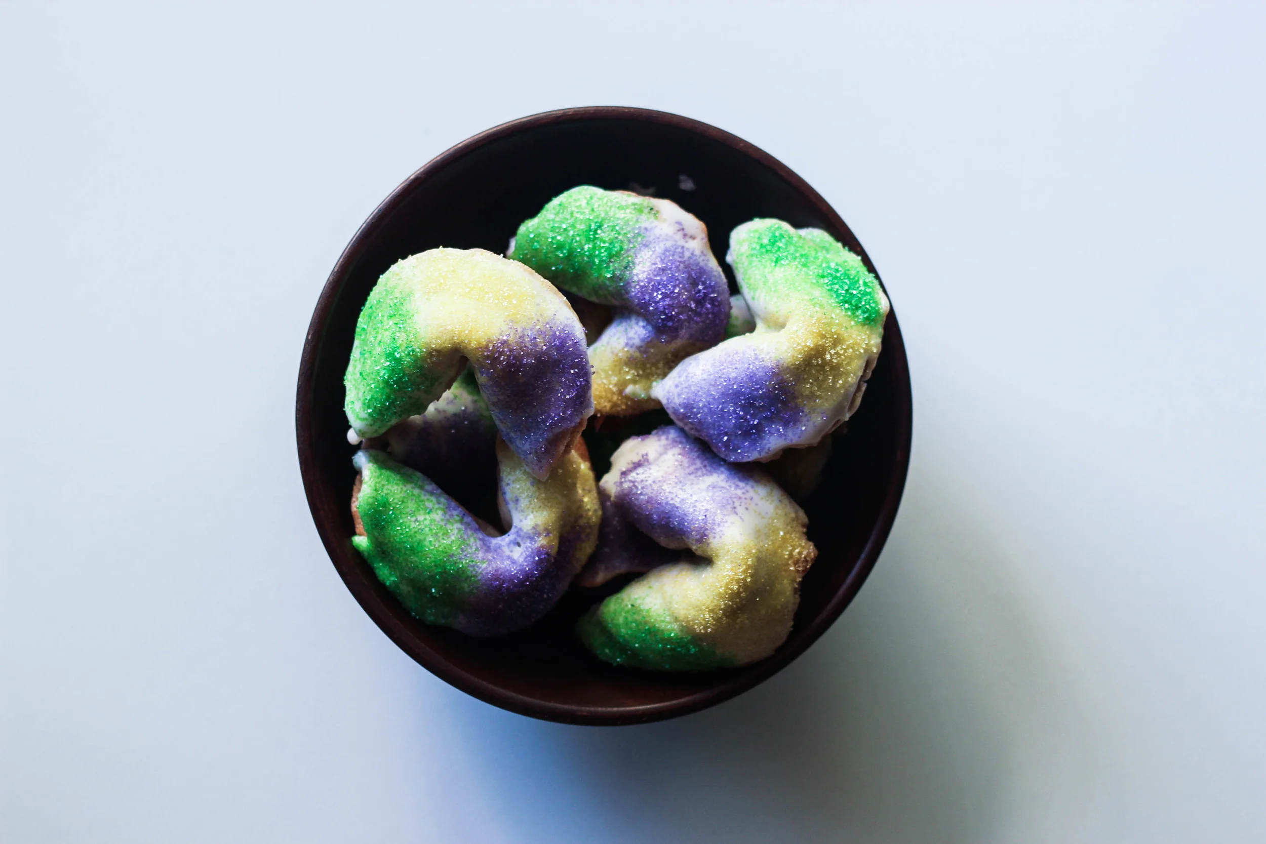 Mardi Gras Throws: King Cake Misfortune Cookies