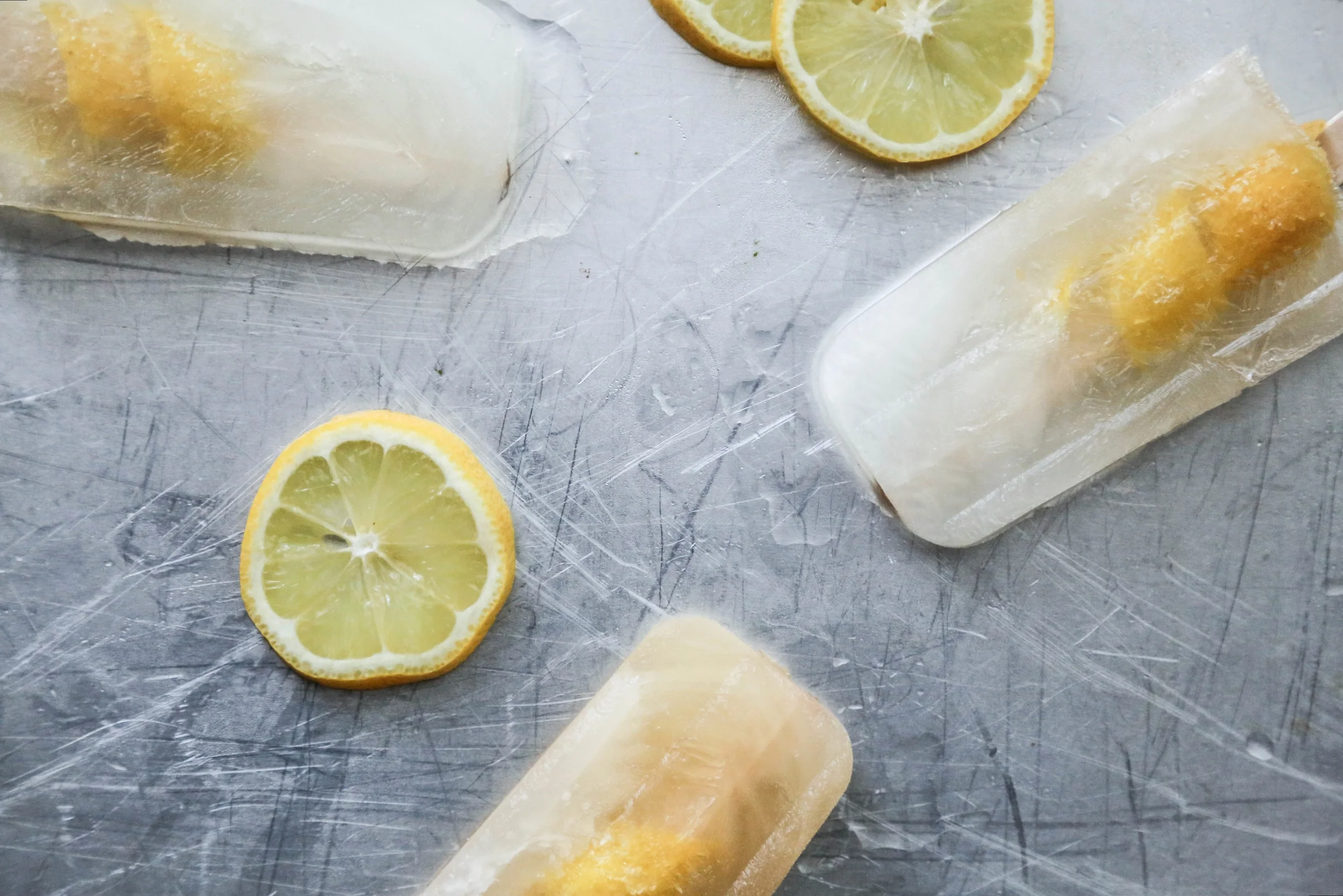 French 75 Cocktail Pops