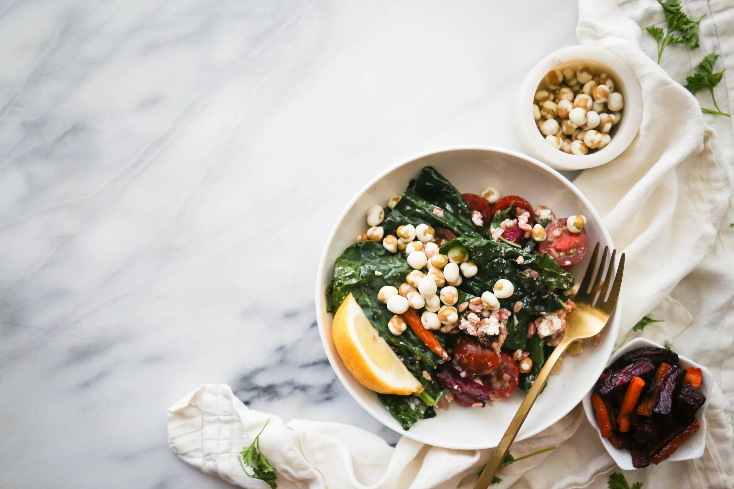 Roasted Root Vegetable + Farro Salad